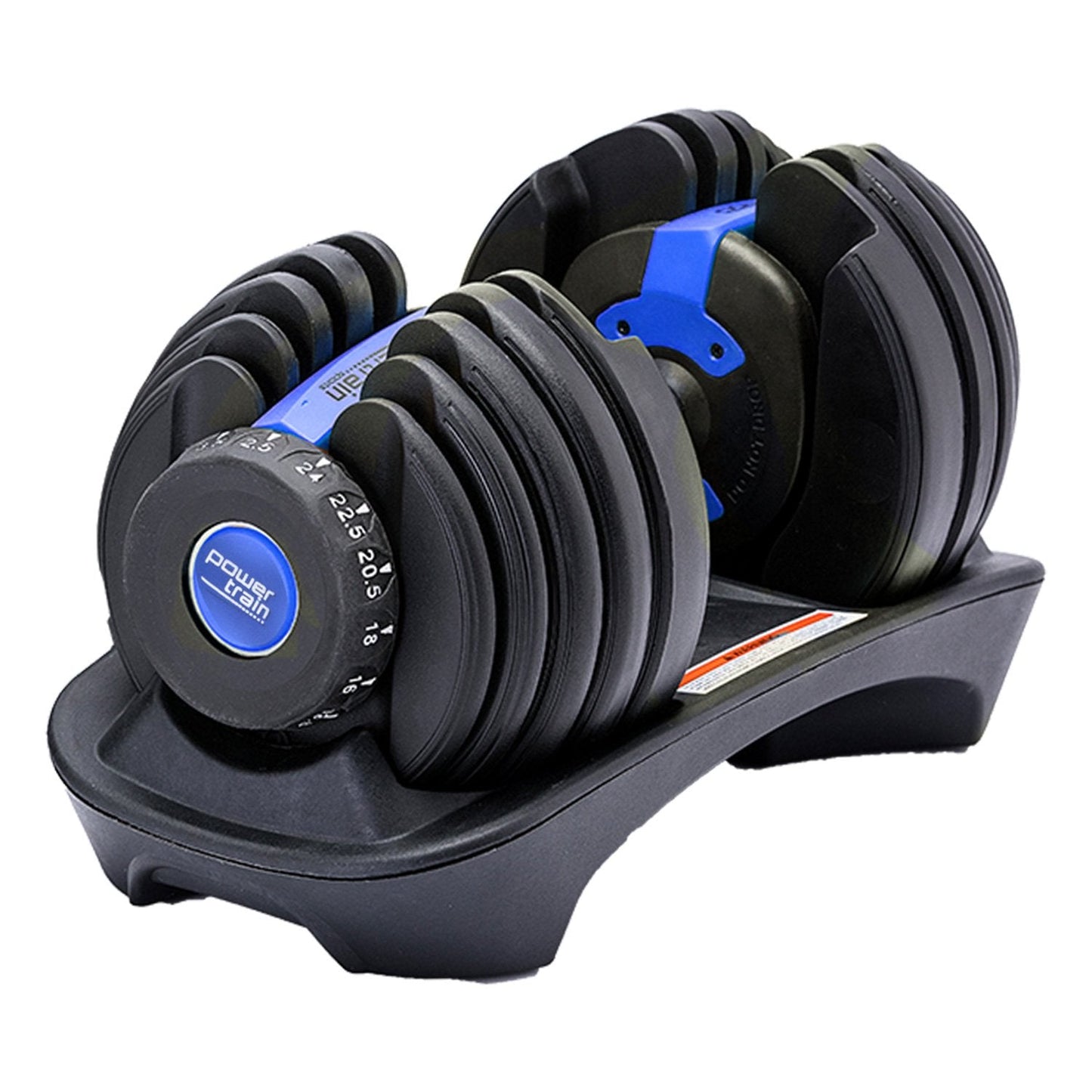 NNEDSZ 24KG Adjustable Home Gym Dumbbell - Blue-0
