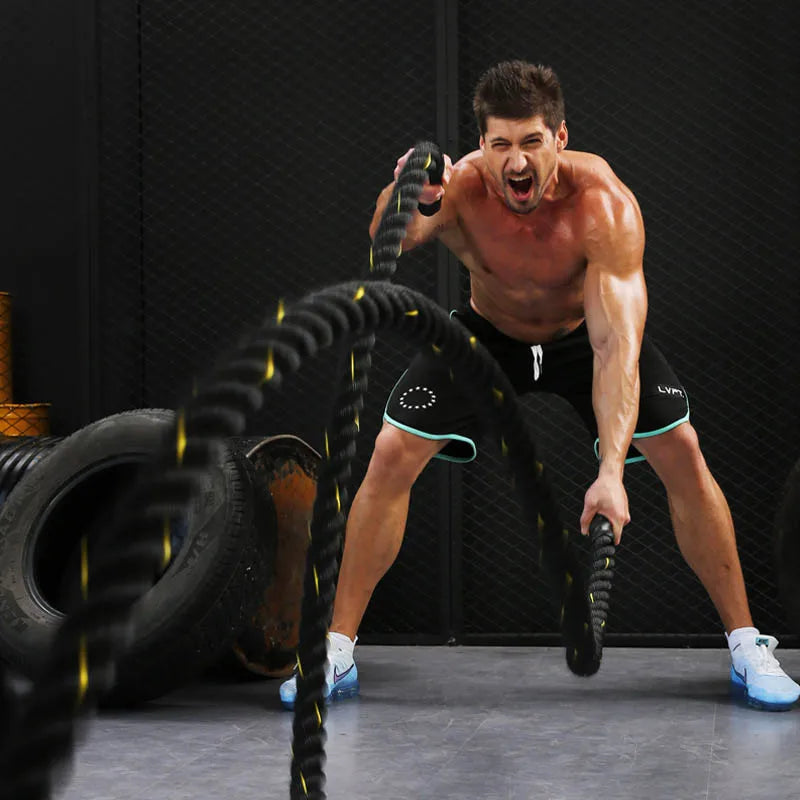 Power Training Battle Rope for Home Gym Workouts