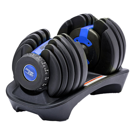 NNEDSZ  24KG Adjustable Home Gym Dumbbell - Blue-0