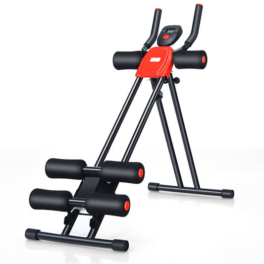 Foldable AB Workout Machine with 3 Adjustable Levels for Home Gym