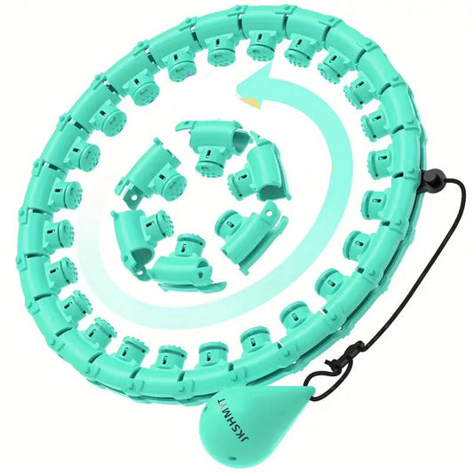 Weighted Fitness Hoop with Massage Points-0